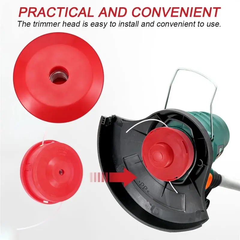 Универсальный газонокосилка садовые инструменты Bump Feed String Триммер головка щетка