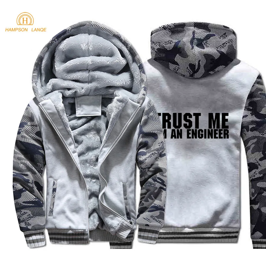 Trust Me I'm An Engineer Наука для взрослых толстовки Горячая осень зима камуфляж с капюшоном мужские теплые флисовые математические толстовки куртки
