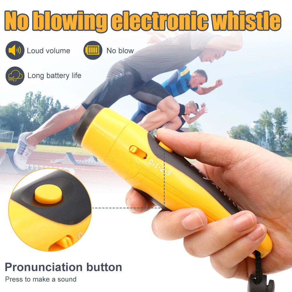 

Electronic Electric Whistle Referee Tones Electronic Whistle Outdoor Survival Football Basketball Game Cheerleading Whistle