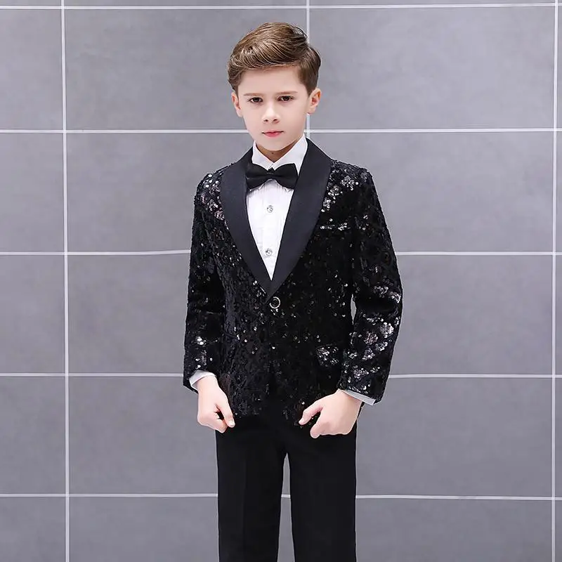 jacket Детский деловой костюм, куртка, костюм с платьем для мальчиков, комплекты высокого качества, блейзер для сцены для больших мальчиков, осенняя одежда, размер 110-160 см - Цвет: jacket