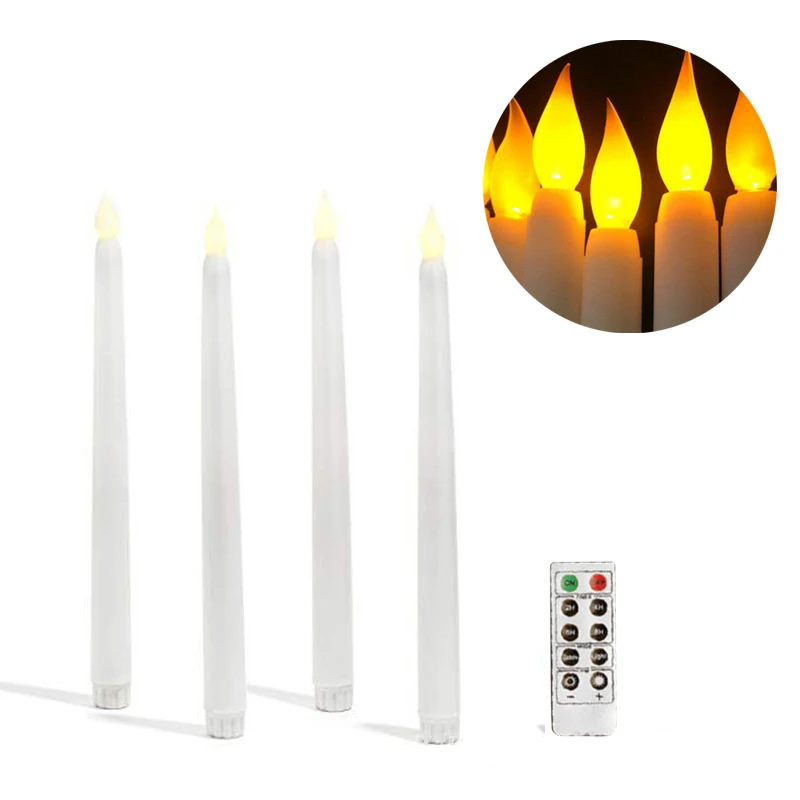 LED Wedding Dating Candlelight Dinner Decor Electronic Candle Lights Plastic Christmas Decoration For Home Cafe Restaurant