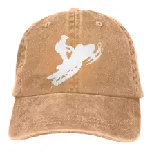 Бейсболка для снегохода, унисекс, на заказ, джинсы, хип-хоп кепка, регулируемая бейсболка