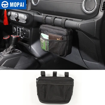 

MOPAI Stowing Tidying for Jeep Wrangler Car Copilot Armrest Storage Bag Organization Jeep Wrangler TJ JK JL JT Accessories
