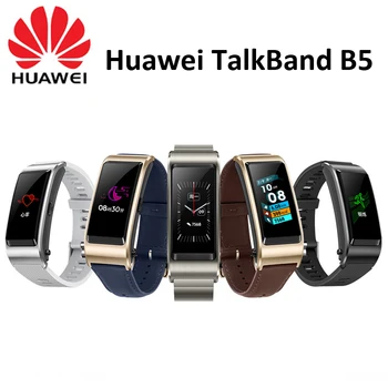 

Original Huawei TalkBand B5 Smart Wristband width Bluetooth Smart Bracelet Sports Wristbands Touch AMOLED Screen