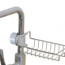 Vòi Bếp Lạnh Giá Thép Không Gỉ, Nước Rửa Chén Vải Tổ Chức Giá Đỡ, Thoát Nước Giá, Mút Áo Có Giá Để Đồ(China)