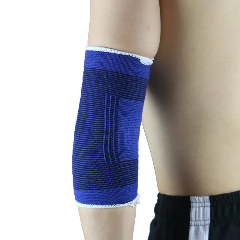 

Protective Clothing Made of a Pair of Hand-Knitted Sports Elbow Pad Sleeves Sweat Absorbent Cotton Shuttlecock Breathable Elbow