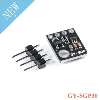 

SGP30 Gas Sensor Module Air Quality TVOC eCO2 GY-SGP30 Carbon Dioxide Measurement Formaldehyde Air Detector 3.3V 5V IIC I2C