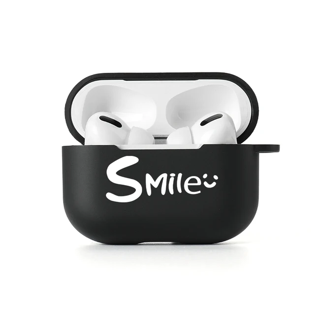 Case For Apple Airpods Pro Cases Slogan Simple Text Dont Touch Airpods 3 2 Silicon Black Earphone Cover For Air pod Pro Capa Bag 5006