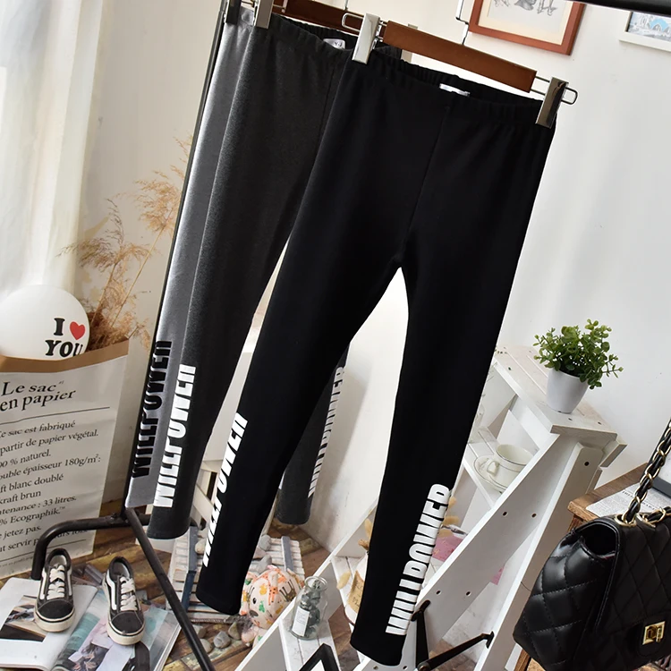 leggings women autumn winter thick cotton casual pants skinny high elastic warm trousers workout