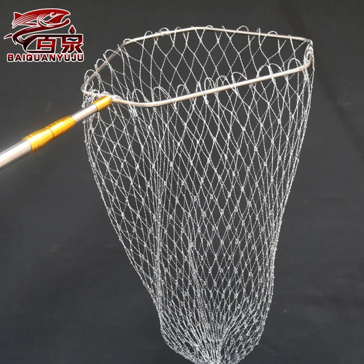 Нержавеющая сталь складной треугольная копия решетка Dyneema струнная сумка ловля рыбы chao yu решетка рыболовные снасти