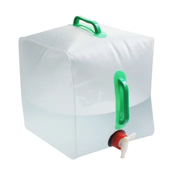 

Newset 10L/20L Collapsible Water Container With Spigot Water Storage Bag For Outdoors Hiking Emergency Survival