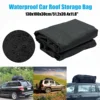 110/130CM Car Cargo Roof Bag 600D Waterproof Cargo Luggage Travel Bag Basket Car Roof Top Rack Carrier Universal ► Photo 3/6