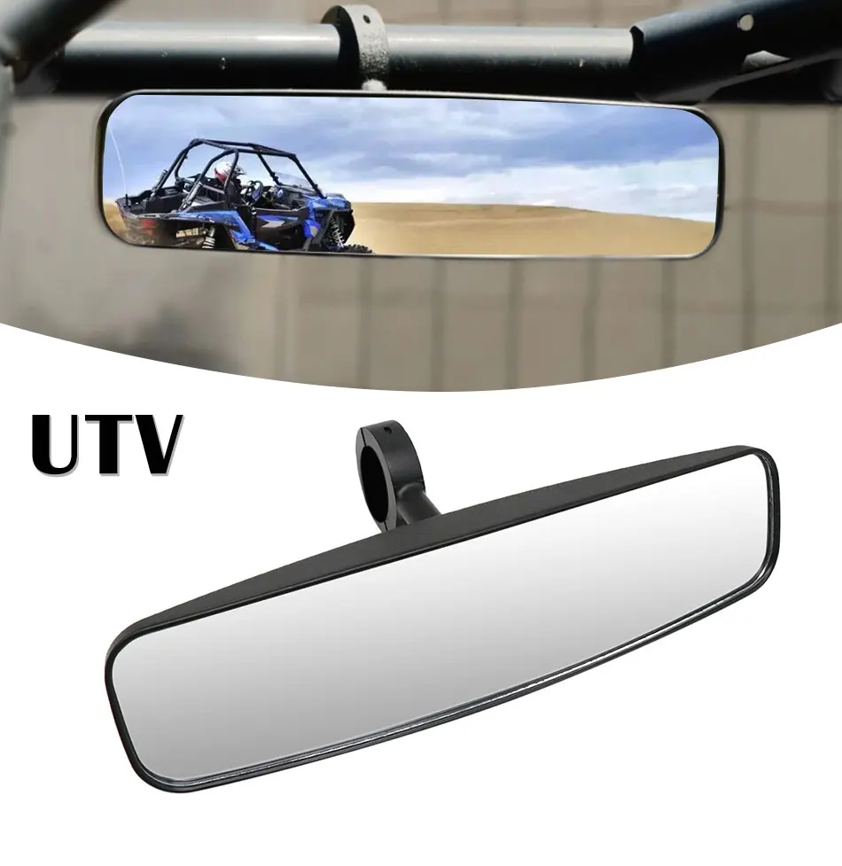 Alconstar универсальное зеркало заднего вида UTV witih зажим подходит для большинства UTV с 1,7" зажимом ролл бар UTV зеркало заднего вида широкая гонка