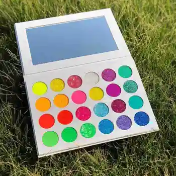 

24 Colors Shining Pearlescent Eyeshadow Makeup Glitter Pigment Smoky Eye Shadow Pallete Waterproof Eye Shadow