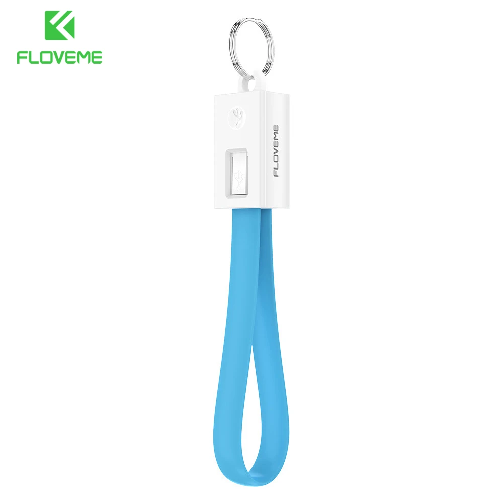 FLOVEME Keychain USB Type C Cable For Oneplus 6 6T 5T Ring Samsung S9 S8 Note 9 8 Data Cord Charging Wire |