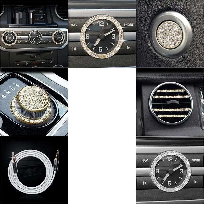 Автоматическое зажигание автомобиля модифицированный хром автомобильный Стайлинг протектор Аксессуары украшения 13 14 15 16 для Land Rover Discovery 4