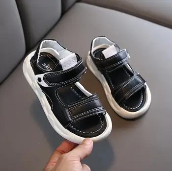 

2020 Summer Kids Casual Shoes Brand open Toe Toddler Boys Girls Sandals Orthopedic Sport PU Leather Baby Beach Sandals Shoes