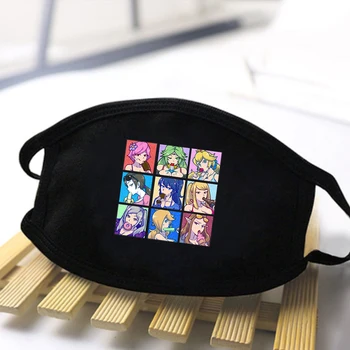 

Star War Cartoon Printing Face Masks Windproof Male Polyester Washable Soft Face Masks Mask Comfortable Wen/Women Black Mask