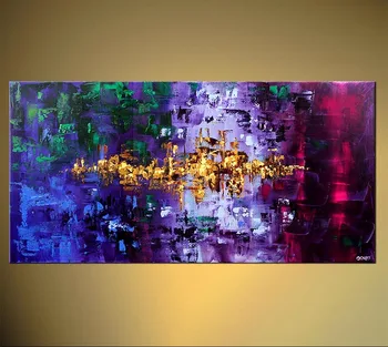 

Abstract Oil Painting Large Oil Wall Art for Living Room Bedroom Colorful Fantasy Wall Picture Painting Home Decoration