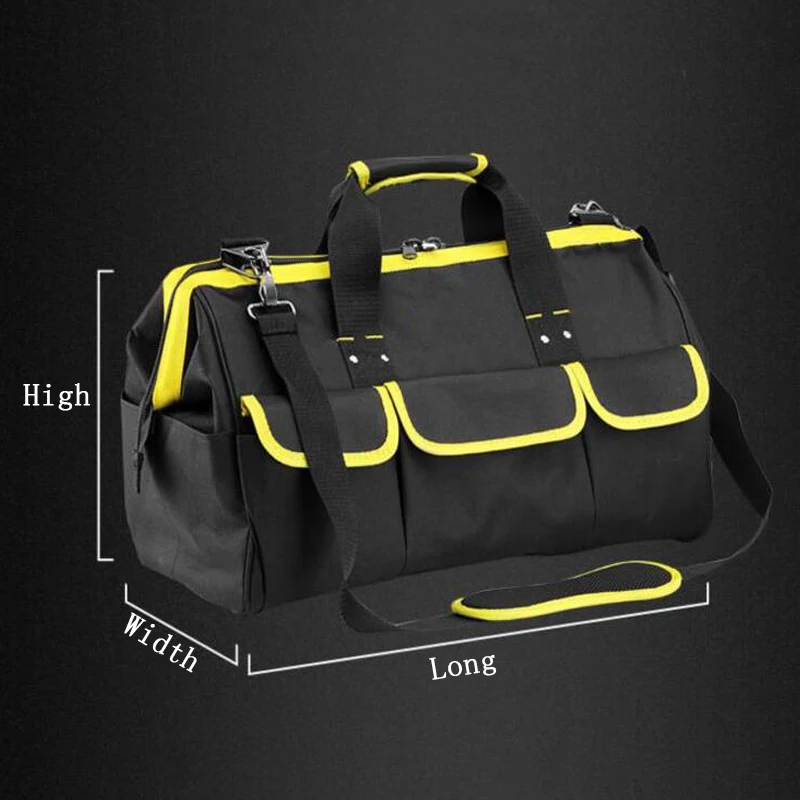 Multi-Function Tool Bag Thick Oxford Cloth Tool Storage Bag Hand Shoulder Shoulder Dual-Use Tool Kit Repair Tool Storage Bag