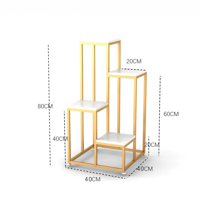 Скандинавское металлическое растение стенд комнатный Железный подставка для цветов креативный Мраморный Садовый стенд для гостиной пол цветок металлическая полка балкон