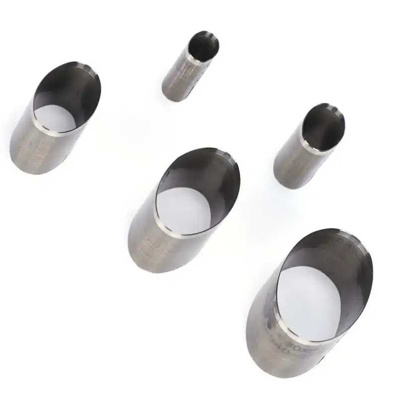 5Pcs Leather Punch Die Set Cutter Hollow Oval Cutting Mold Craft Hand-Made DIY Tool Craft Leather Tool Hollow Punching Cutter