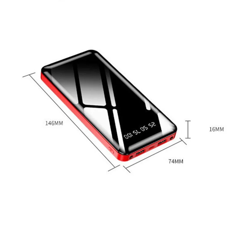 smart power bank 30000mAh Power Bank Portable Charger External Battery for iPhone Android USB C Power Bank 30000 mAh Power Bank Poverbank 12v power bank