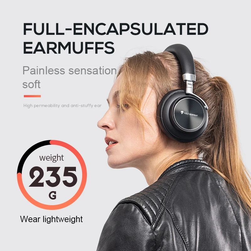 Динамические наушники Holy Serpent F3 Bluetooth 5 0 с поддержкой TF карты Портативная