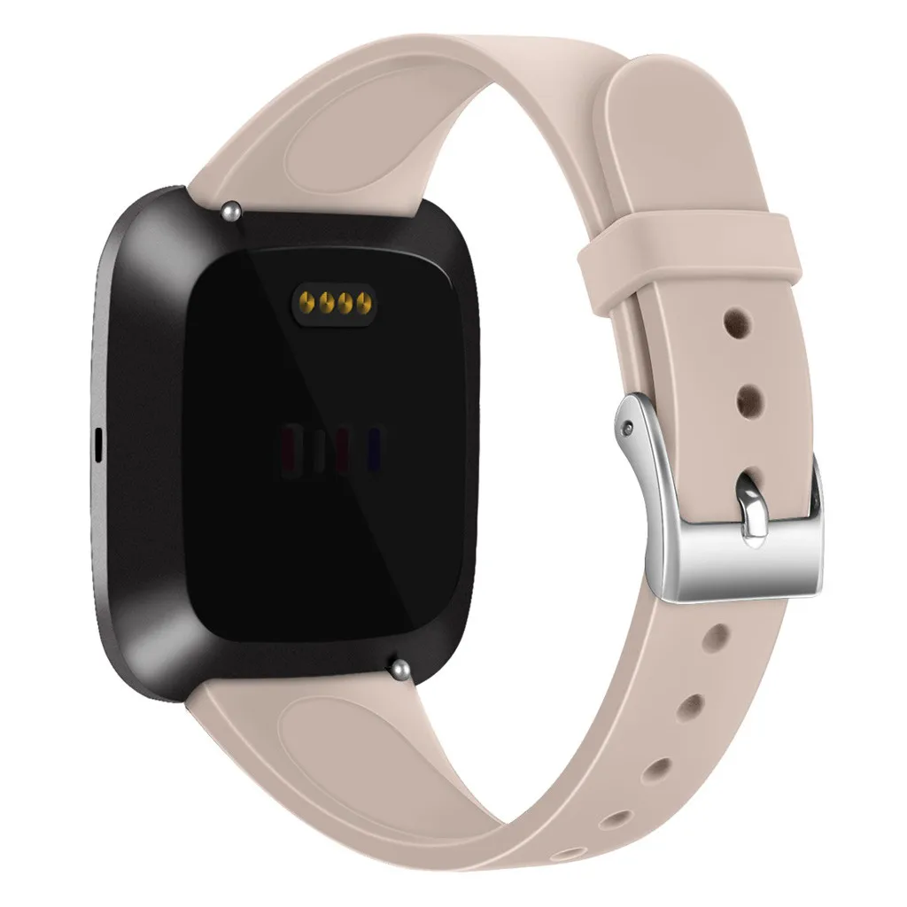 Силиконовый ремешок для Fitbit Versa 2, ремешок для смарт-часов, сменный ремешок для мужчин, ремешок для наручных часов, женский, мужской браслет, спортивный, дышащий, 19 октября