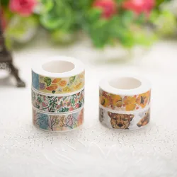 Bande Washi Scrapbooking, 1 pièce, ruban décoratif coréen pour Journal, motif mignon, ruban de masquage pour planificateur, fournitures de papeterie pour Journal intime 