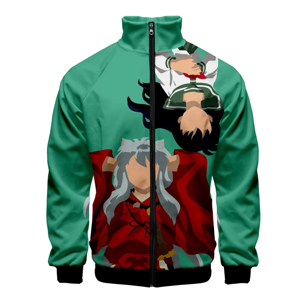 Inuyasha куртка Стильная приталенная ветровка приталенная на молнии модная трендовая Повседневная куртка ветровка