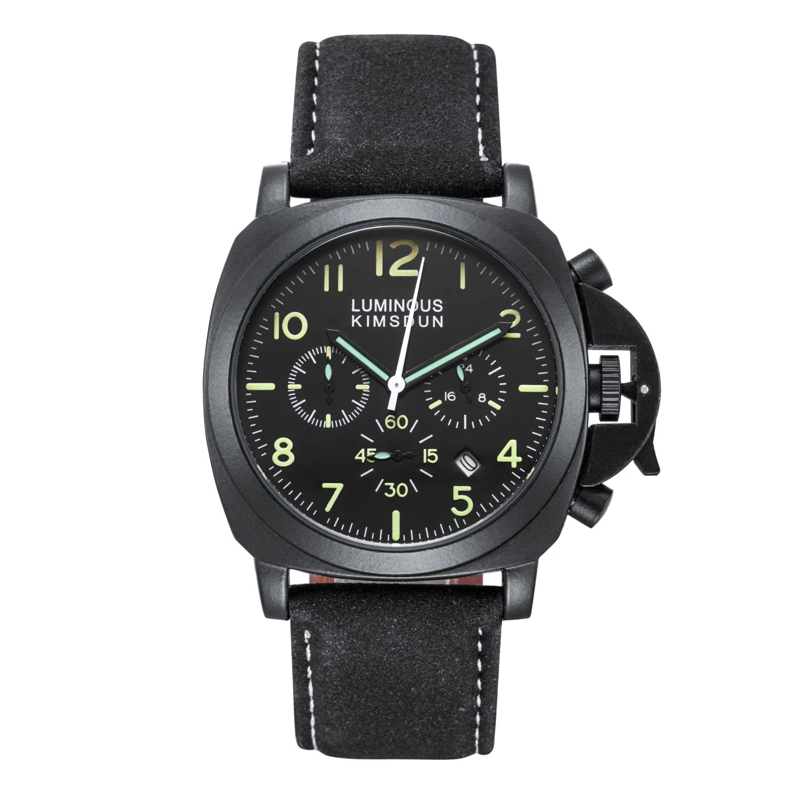 

Switzerland luminous military Japan MIYOTA quartz three eyes multi-function sports waterproof business Relojes Hombre