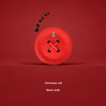 [Рождество красный] Кнопка портативный Bluetooth динамик открытый водонепроницаемый мини-легкий сабвуфер Многофункциональный подключаемый маленький динамик