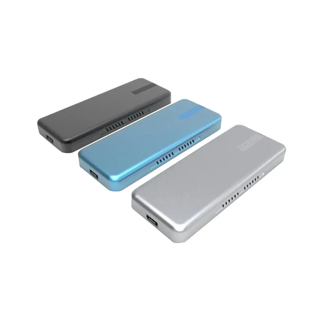 

PCI-E NVME USB3.1 HDD Enclosure M.2 to Type C Adapter 10Gbps M KEY Hard Disk External PCI-E SSD Drive Case Support 6TB Capacity