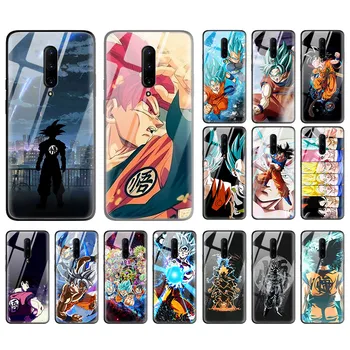 Перейти на Алиэкспресс и купить Чехол Dragon Ball Goku для Oneplus 7T 7 Pro 5G 6T 7Pro 7TPro из закаленного стекла черного силикона Edge Des Sacs аниме телефон Coque Tampa