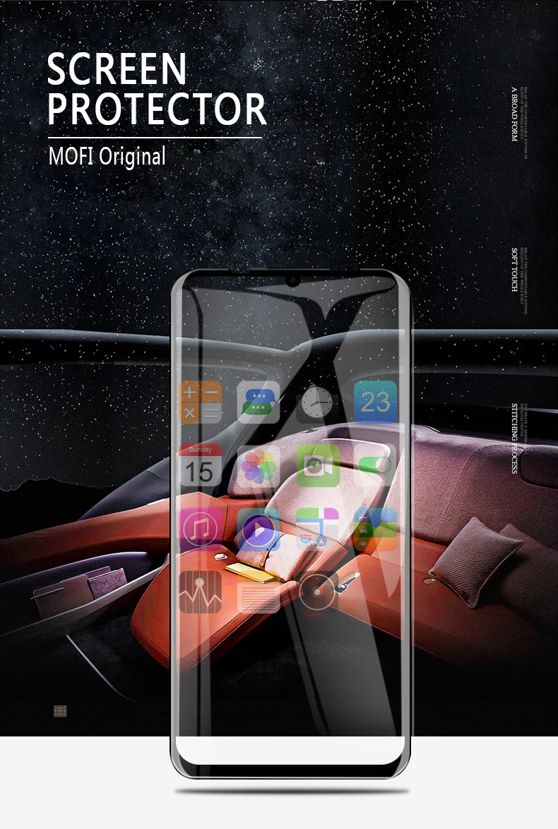 Для Xiaomi mi 9 Lite закаленное стекло для Xiao mi 9 Lite защита экрана полное покрытие MOFi mi 9 Передняя пленка защитное стекло