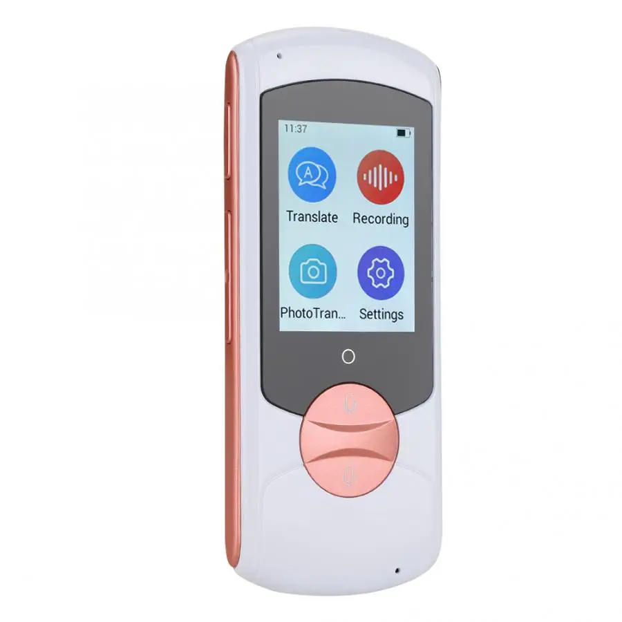 2.4G WiFi Portable Language Translator 4G+32G Intelligent Voice Photo Translator Interpreter Support 75 Language