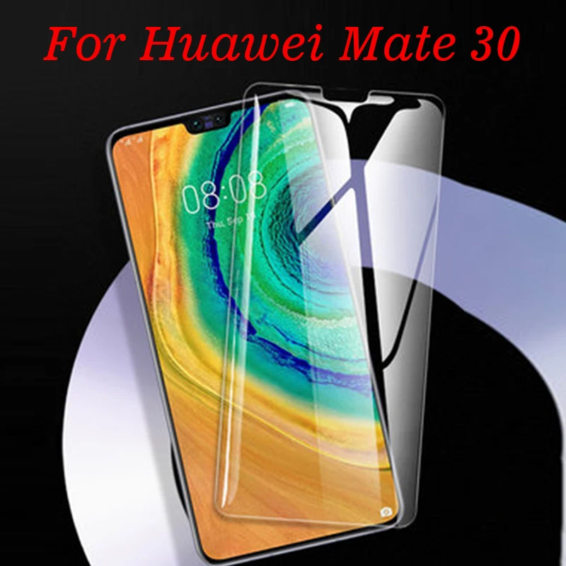 Закаленное 3D стекло с полным покрытием для Huawei Mate 30 защитная пленка 9H Mate30 защита