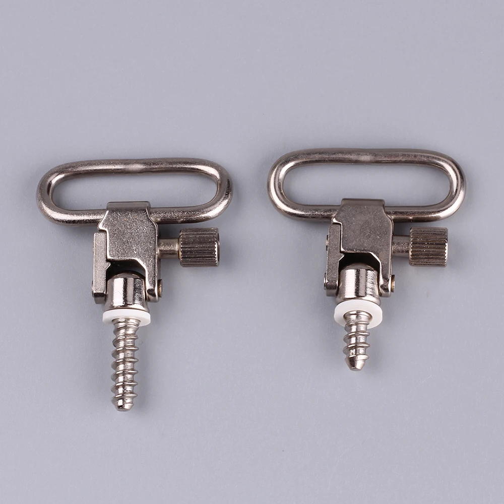 

Tactical HuntingGun Accessories QD Push Button Detachable Silvery Gun Sling Swivels for Most Bolt Action Rifle