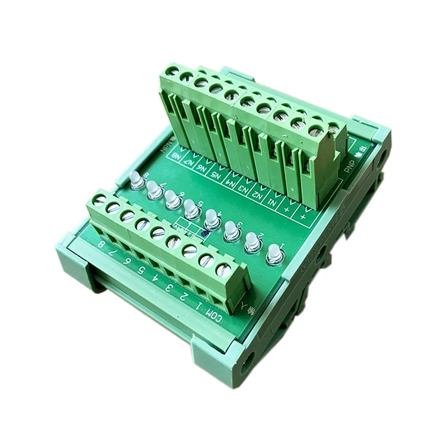 Modulo Isolamento Fotoaccoppiatore 8 Canali - DC 12V-24V, Convertitore Segnale PNP/NPN Per Automazione