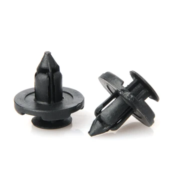 

8mm Auto Bumper Mudguard Special Nylon Rivet Fastener For Nissan Livina TIIDA Sylphy Car interior Fixing Clips 100Pcs