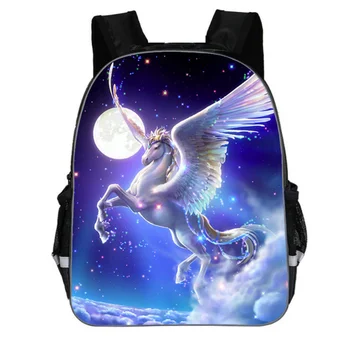 

Waterproof Children School Bags Rainbow Unicorn Mermaid Flower Primary Backpacks Boy Girl Kids Satchel Schoolbag Backpack
