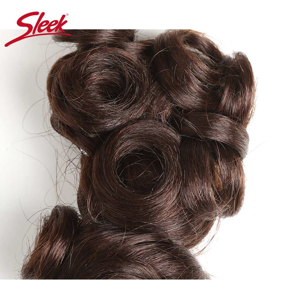 Sleek Brazilian Curly Human Hair Blond 27# 30# 33# Red Burg Double Drawn Narural Remy Brown P4/30 Bundles Hair 3Pcs One Lot human hair bundles