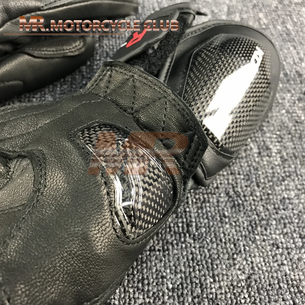 Guantes de motocross resistentes al desgaste de la pantalla tartil de cuero para motocicleta de verano GK-198