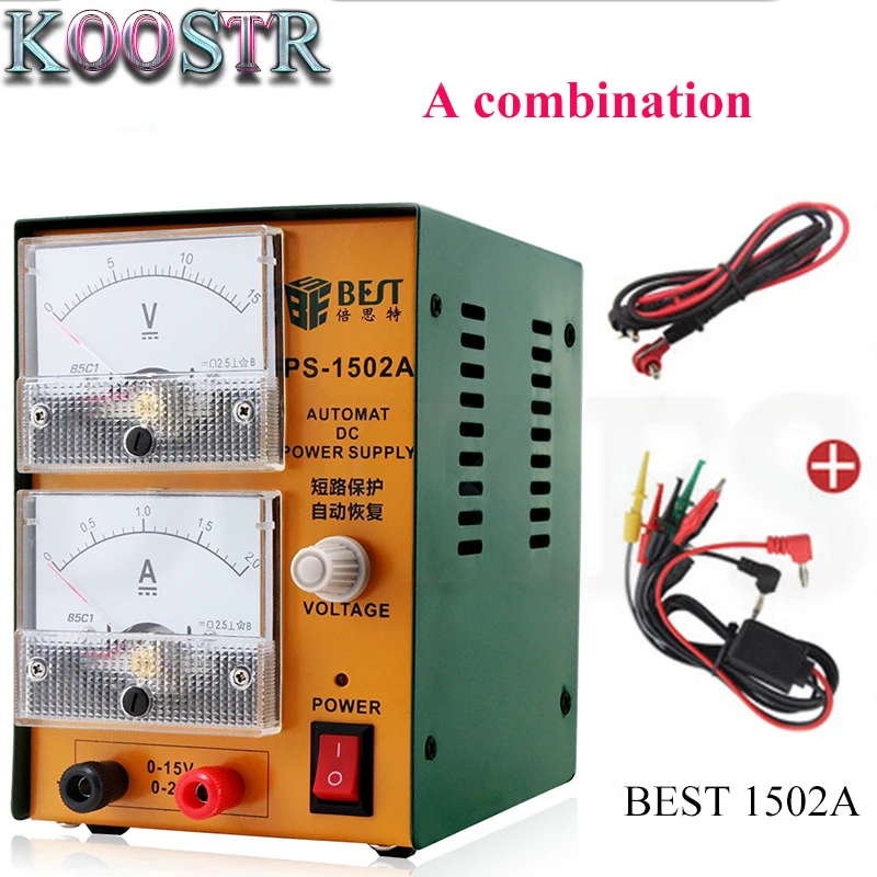 BEST-1502A 15V-2A Одноканальный выход и Высокоточный источник питания постоянного тока с мА как длинный источник питания