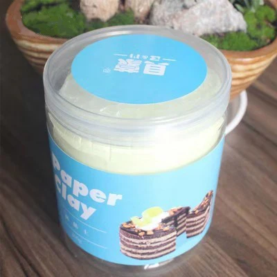 Красочная бумажная легкая глина может быть ручной работы торт и icecream игра-головоломка своими руками материал ручной работы безопасный нетоксичный 200 г/кор
