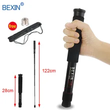 BEXIN мини портативный легкий монопод для камеры 122 см длина расширения Штатив Поддержка стержень алюминиевый материал для dslr SLR камеры