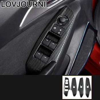 

Car Window Handle Gear Door Interior Auto Decorative Chromium Mouldings Decoration Trim Modification 18 19 FOR Mazda 3
