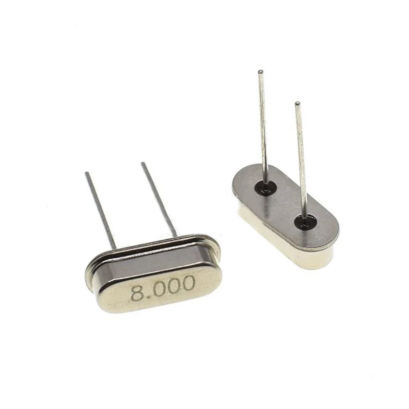 100pcs DIP HC-49S 8MHz 8.000mhz 20ppm 20pF quartz resonator