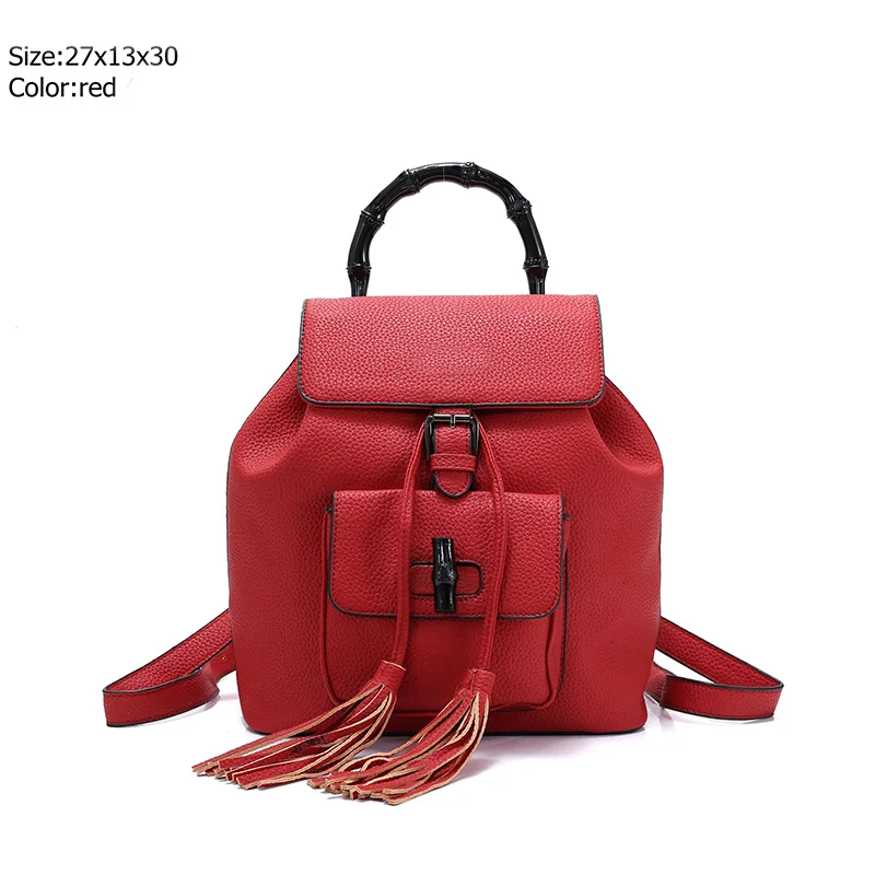

SHUNRUYAN New Vintage Trend Women tassel Backpack Shoulder bag Multipurpose Female School Bag Casual Knapsack Girls